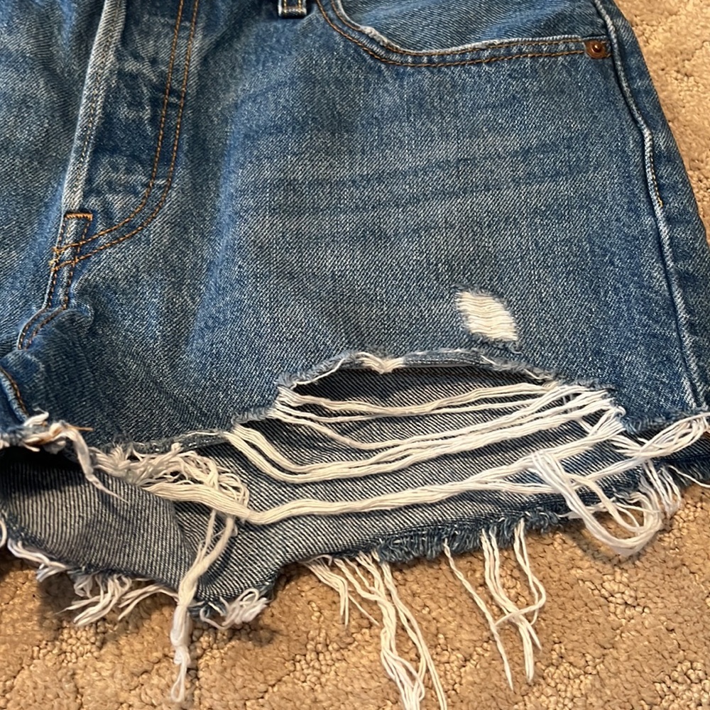 501 LEVI’S HIGH RISE SHORTS - Picture 3 of 7